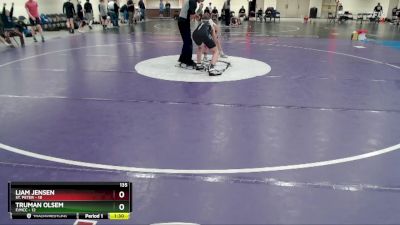 135 lbs Round 2 (3 Team) - Liam Jensen, St. Peter vs Truman Olsem, F/MCC