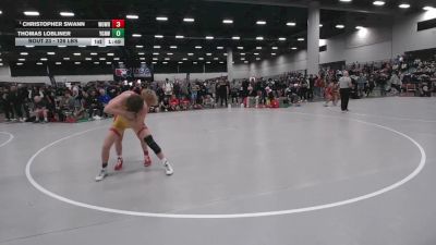 126 lbs Champ. Rd Of 32 - Christopher Swann, Woodshed Wrestling vs Thomas Lobliner, Young Guns Nashville Wrestling