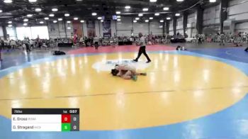 75 lbs Rr Rnd 2 - Ethan Gross, Roman Legion vs Dalton Stragand, Micky's Maniacs Yellow