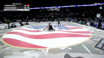 Champ. Round 1 - Kolton Vlcek, Bon Homme/Avon vs Kaleb Johnson, Kingsbury County