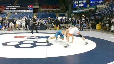 120 lbs Cons. Sub-rd Of 16 - Chase Watkinson, Iowa vs Max Berman, Florida