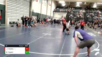 37 lbs Cons. Semi - Joseph Sabata, Aurora vs Michael Tippett, GI Grapplers