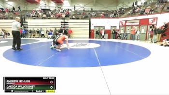 138 lbs Cons. Round 7 - Dakoda Willoughby, Red Hawk Wrestling Academy vs Andrew McHugh, Roncalli