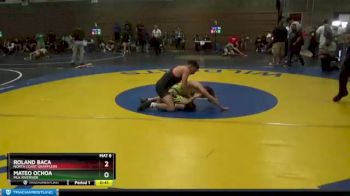 115 lbs Cons. Semi - Roland Baca, North Coast Grapplers vs Mateo Ochoa, MLK Riverside