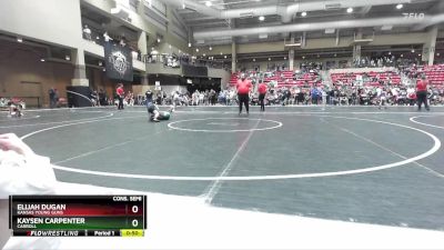 46 lbs Cons. Semi - Kaysen Carpenter, Carroll vs Elijah Dugan, Kansas Young Guns