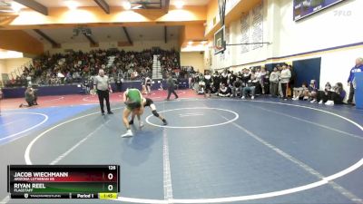 126 lbs Round 2 - Riyan Reel, Flagstaff vs Jacob Wiechmann, Arizona Lutheran HS