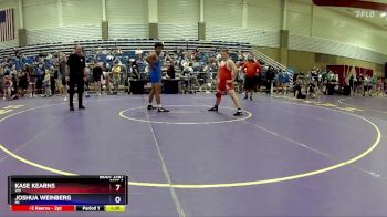 165 lbs Cons. Round 1 - Kase Kearns, WV vs Joshua Weinberg, MI