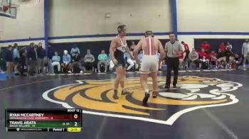 197 lbs Quarters & Wb (16 Team) - Travis Arata, Roger Williams vs Ryan Mccartney, Bridgewater State University