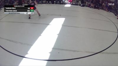123 lbs Quarterfinal - Karlie Pelc, Lakeview vs Peyton Cock, Mccook