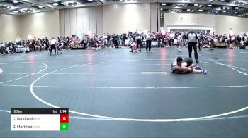 95 lbs Round Of 16 - Cooper Sandoval, Nevada Elite WC vs Daniel Martinez, Aces Wr Acd