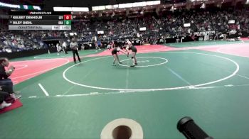 134 lbs Quarterfinal - Kelsey Denholm, LDYA vs Riley Diehl, Unattached