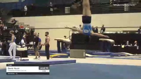 Davis Nuzzi - Floor, Crenshaw Athletic Club Inc. - 2021 USA Gymnastics Development Program National Championships