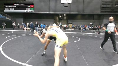 133 lbs Cons. Round 4 - Diego Sirio, Fort Hays Tech Northwest vs Caden Gallet, University Of Saint Mary (KS)
