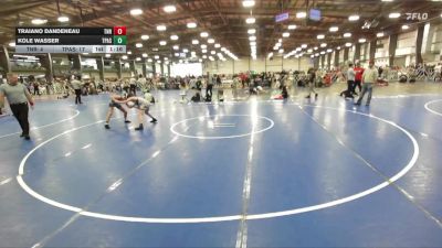 92 lbs Round 4 (2:15pm Saturday) - Kole Wasser, PA Silver vs Traiano Dandeneau, Nauman Red
