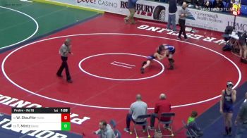 77 lbs Prelim - Rd 16 - Wyatt Stauffer, Tunkhannock vs Tyler Mintz, Bangor