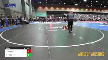 92 lbs Semifinal - Tyson Jones, Mad Dawg Wrestling Club vs Noah Majka, OKWA