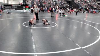 46 lbs Quarterfinal - Emmett Pittmann, Siouxland Wrestling Academy vs Hawken Chytka, HAWK
