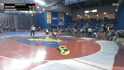 113 lbs Cons. Round 4 - Miles Molina, Gilman School vs David Dight, Thomas Edison