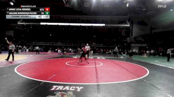 115 lbs Champ. Round 1 - AnnA`Licia Rendel, Natomas vs Jaslene Rodriguez-Patino, Franklin (Elk Grove)