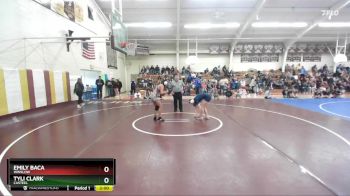 145 lbs Quarterfinal - Emily Baca, Winslow vs Tyli Clark, Casteel