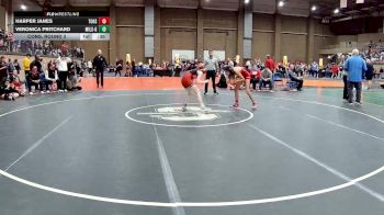 105 lbs Cons. Round 3 - Harper Janes, Tonganoxie vs Veronica Pritchard, Millard South