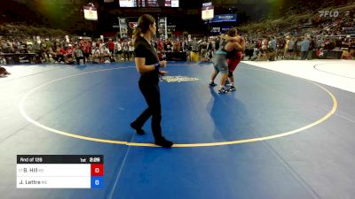 285 lbs Rnd Of 128 - Brayden Hill, KS vs Jon Lettre, ME