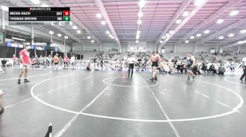 285 lbs Quarterfinal - Micha Hach, Team Shutt Van Hoven vs Thomas Brown, Doughboy Black