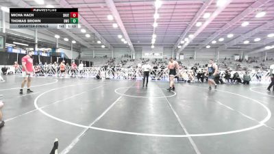 285 lbs Quarterfinal - Micha Hach, Team Shutt Van Hoven vs Thomas Brown, Doughboy Black