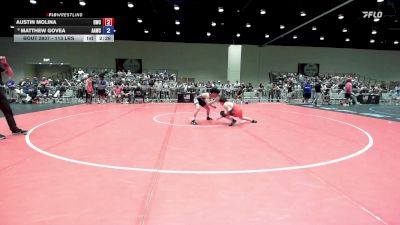 113 lbs Champ. Rd Of 16 - Austin Molina, Husky Wrestling Club vs Matthew Govea, All American Wrestling Club