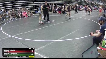 95 lbs Finals (8 Team) - Leena Sharp, Utah vs Emery Voelker, South Dakota Lightning