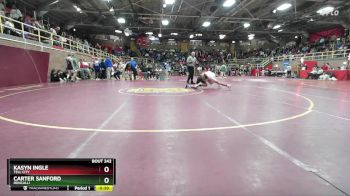 106 lbs Cons. Round 2 - Carter Sanford, Roncalli vs Kasyn Ingle, Tell City