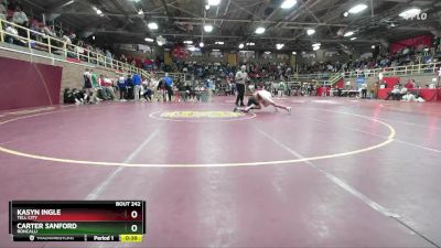 106 lbs Cons. Round 2 - Carter Sanford, Roncalli vs Kasyn Ingle, Tell City