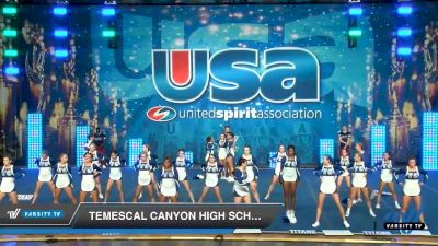 Temescal Canyon High School [2020 Super Varsity Show Cheer Advanced (21-36) Day 1] 2020 USA Spirit Nationals
