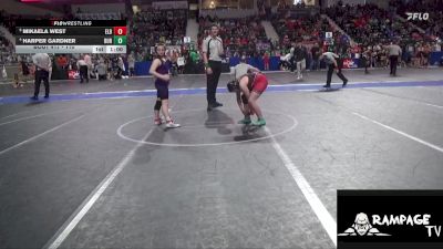110 lbs Quarterfinal - Mikaela West, ElDorado vs Harper Gardner, Burlingame