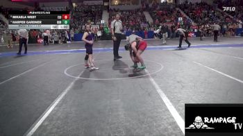 110 lbs Quarterfinal - Mikaela West, ElDorado vs Harper Gardner, Burlingame