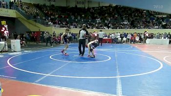 84 lbs Round Of 32 - Tristan Peters, Claremore Wrestling Club vs SJ Wilson, Bethel