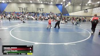 55 lbs 1st Place Match - Lincoln Phillips, Ravage vs Michael French, Evanston Elite