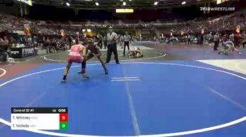 132 lbs Consi Of 32 #1 - Ty Whitney, Ford Dyansty WC vs Titus Nichols, Idaho Grizz