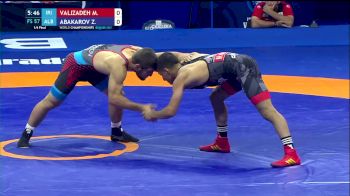 57 kg 1/4 Final - Milad Jahangir Valizadeh, Iran vs Zelimkhan Abakarov, Albania