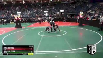 60 lbs 3rd Place Match - Bristol Pope, BOZA vs Aris Sewell, FSJ3