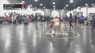 95 lbs Quarterfinal - Aubrey Kokinda, Lady Assassins - GK12E vs Pearl Jewett, Black Mambas - GK12E
