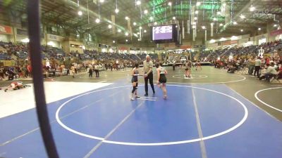 109 lbs Consi Of 16 #2 - Haley Gonzales, Sedgwick County MS vs Kenzi Rockwell, Limon Badgers