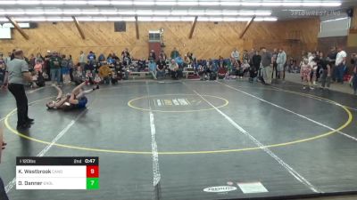 I 120 lbs Quarterfinal - Kollen Westbrook, Candor vs Dakota Danner, Enola