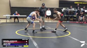 113 lbs Quarterfinal - Mitchell Schmauss, Immortal Athletics WC vs Adam Fish, Indee Mat Club