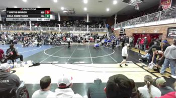 126 lbs Cons. Round 6 - Cole Armstrong, Coeur D`Alene High School vs Justus Briggs, Meridian