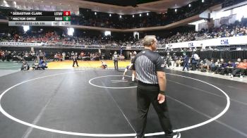 6A 106 lbs Quarterfinal - Hector Ortiz, El Paso Eastwood vs Sebastian Clark, Austin Lake Travis