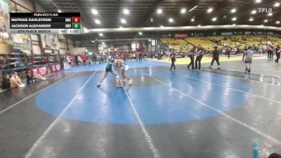 138 lbs 5th Place Match - Mathias Dahlstrom, Bison Wrestling Club vs Jackson Alexander, Bison Wrestling Club