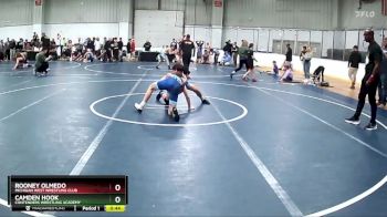 110 lbs Cons. Semi - Rooney Olmedo, Michigan West Wrestling Club vs Camden Hook, Contenders Wrestling Academy