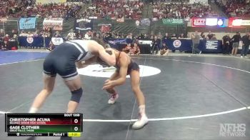 AA - 138 lbs 1st Place Match - Gage Clothier, Great Falls / MSDB vs Christopher Acuna, Billings Senior High School