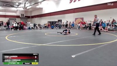 50-55 lbs Quarterfinal - Aaron Corrigan, Buckhorn Youth WC vs Ivan Laursen, Clear Lake